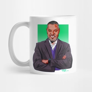 Laurence Fishburne - An illustration by Paul Cemmick Mug